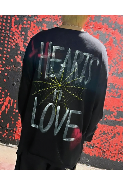 HEARTS & LOVE 彩繪塗鴉上衣