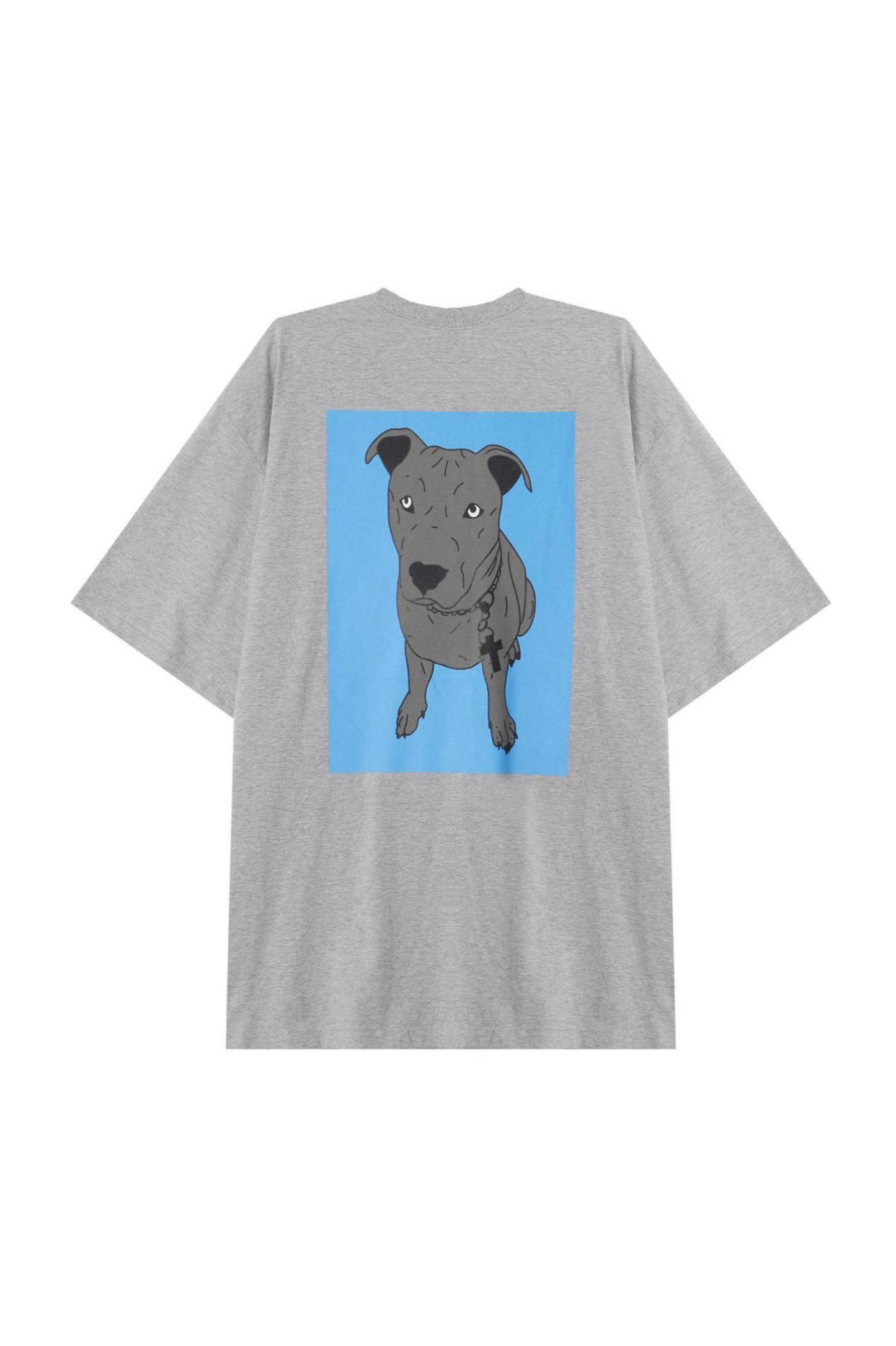 比特犬印花T恤