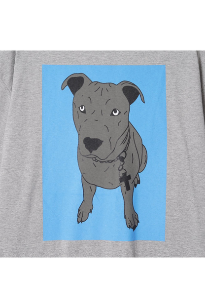 比特犬印花T恤