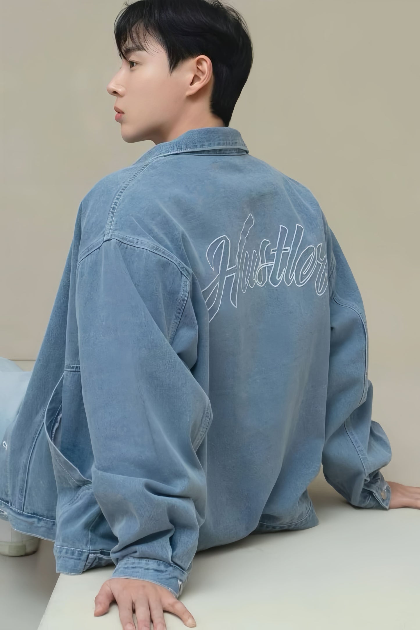 Hustler 明線牛仔夾克丨2色