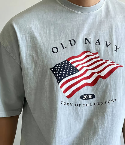 OLD NAVY 洗水感印花T恤丨2色