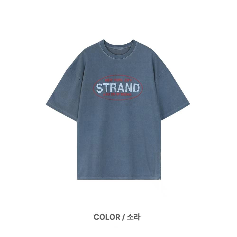 STRAND 洗水質感簡約T恤丨4色