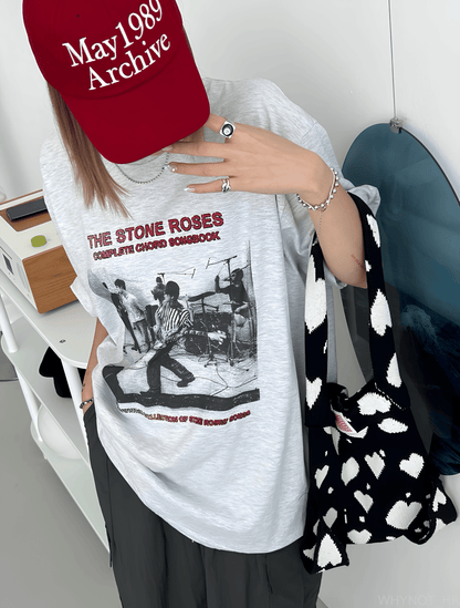 THE STONE ROSES 藝術印花T恤丨2色