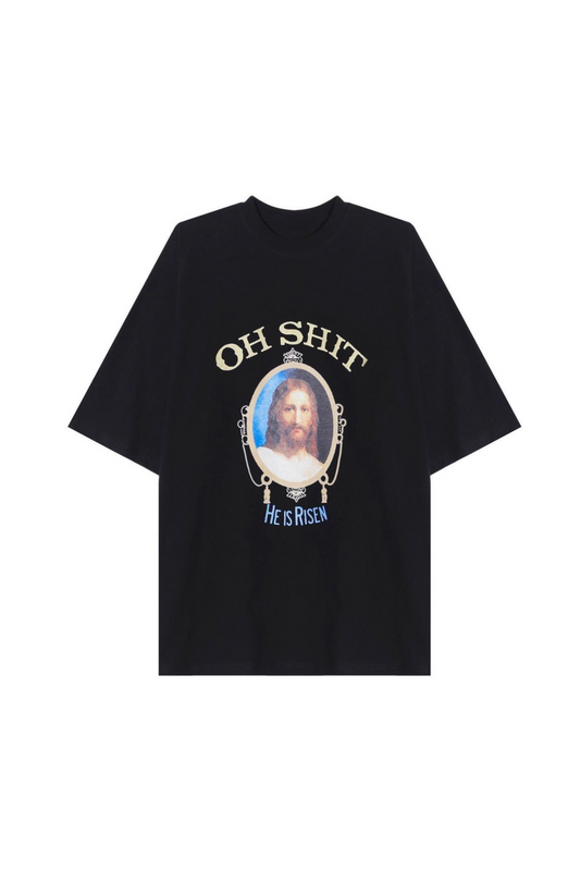 Jesus 印花T恤