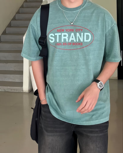 STRAND 洗水質感簡約T恤丨4色