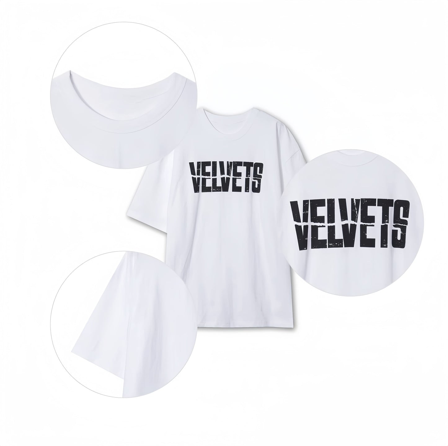 VELVETS 簡約質感T恤丨3色