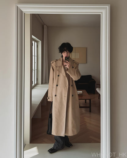 Trench Coat 英式雙排扣綁帶風衣丨2色