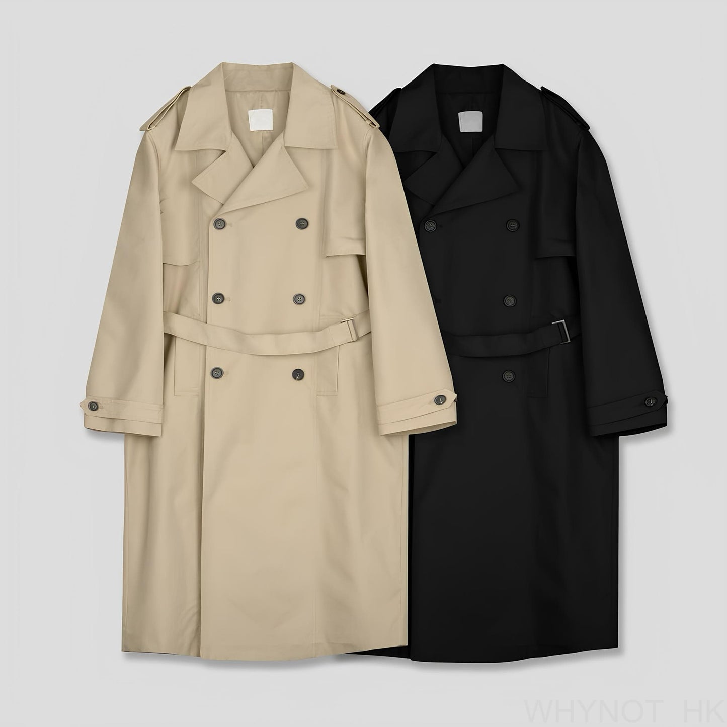 Trench Coat 英式雙排扣綁帶風衣丨2色