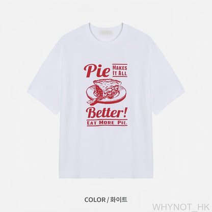 Pie Better 印花T恤丨3色