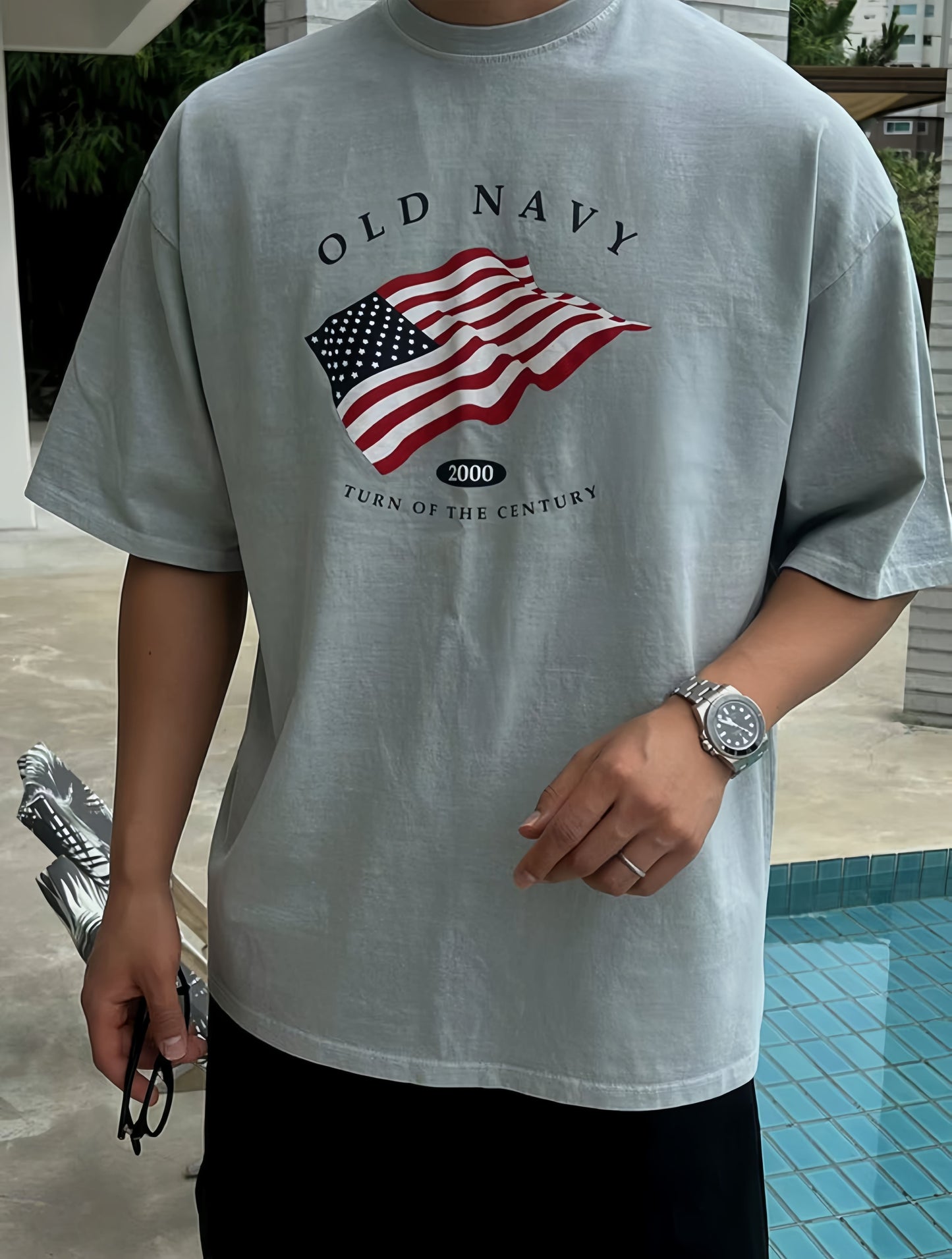 OLD NAVY 洗水感印花T恤丨2色