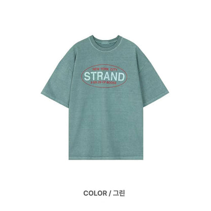 STRAND 洗水質感簡約T恤丨4色