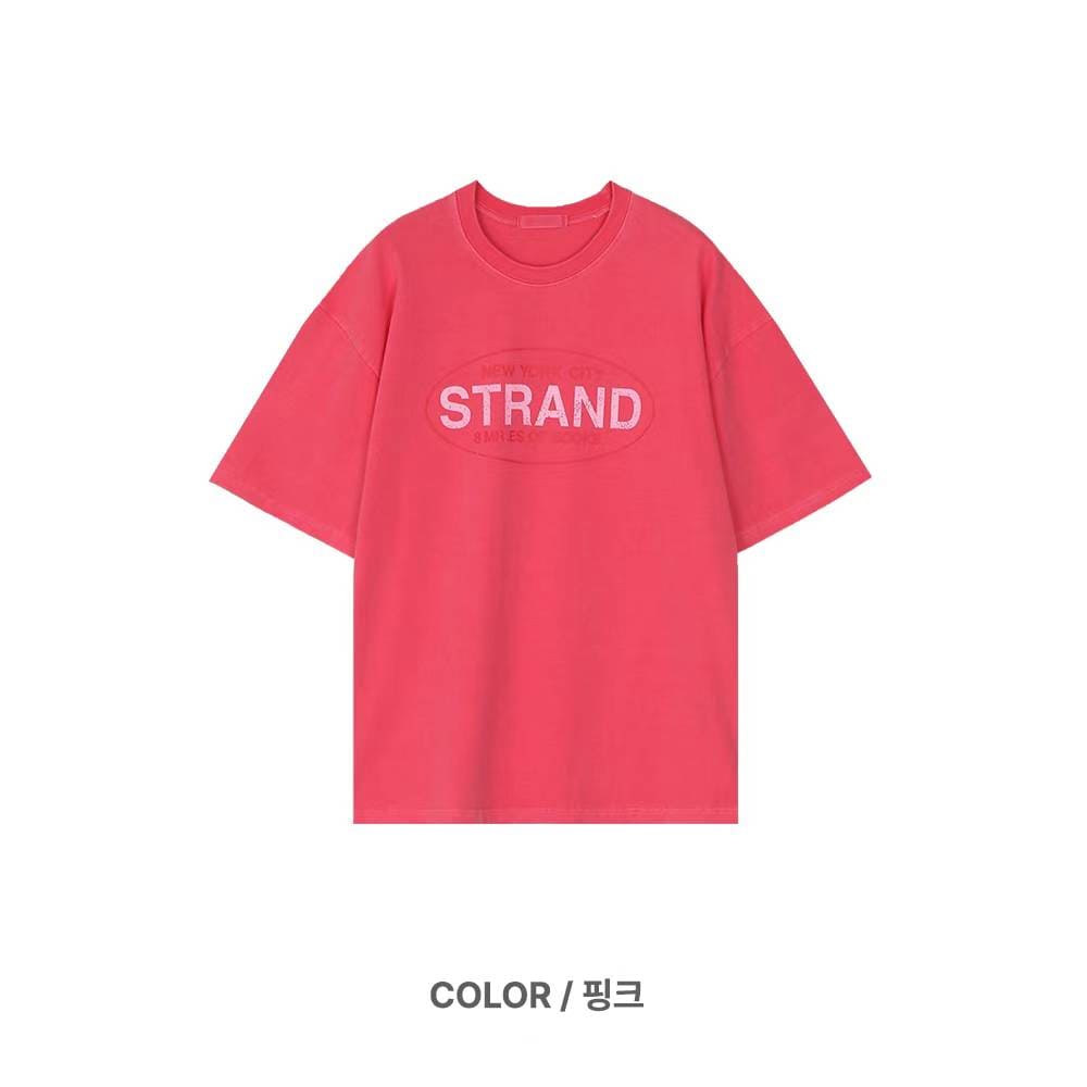 STRAND 洗水質感簡約T恤丨4色